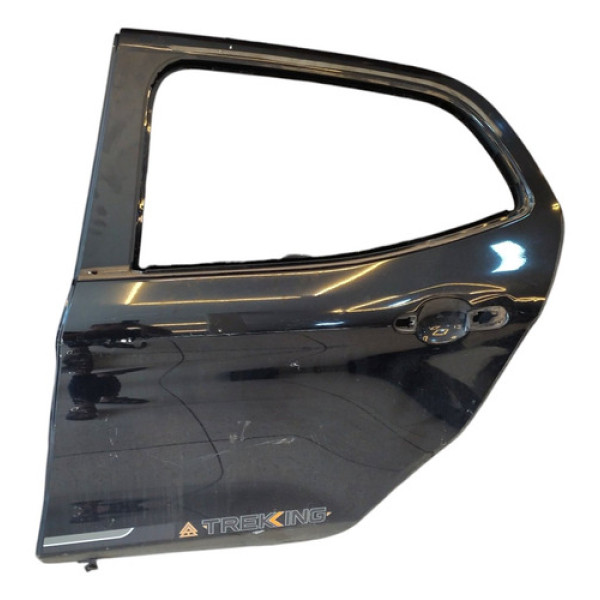 Porta Traseira Fiat Argo Trekking Esquerdo 2018 2022 Traseira Esquerdo Prateado