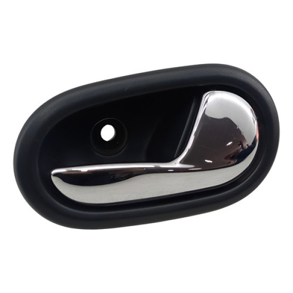 Maçaneta Interna Traseira Ld Renault Sandero 2015 2019 Preto