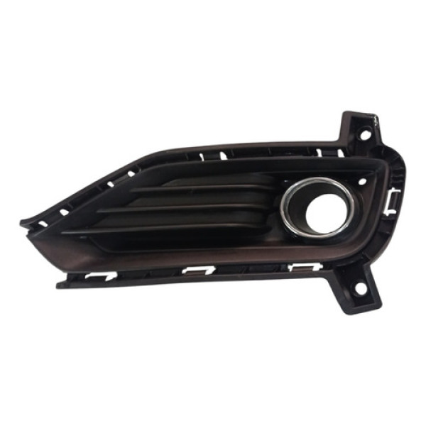 Moldura Milha Lado Esquerdo Hb20 2016 2019 Com Furo  Preto Esquerdo