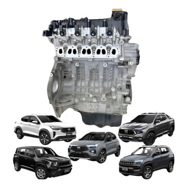 Motor Parcial Jeep Compass 1.3 Flex T270 2023 2024 2025