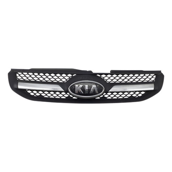 Grade Dianteira Kia Sportage 2006 2010 Detalhe Preto Fosco