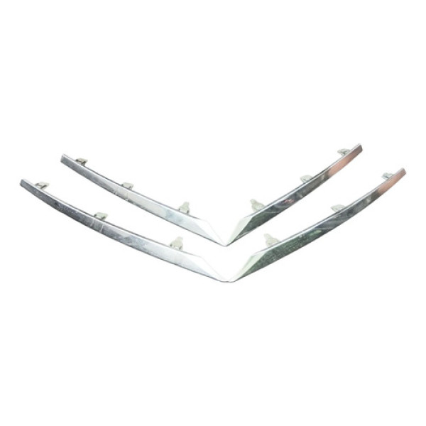 Friso Grade Frontal Toyota Corolla 2015 A 2017 Cromado Cromado
