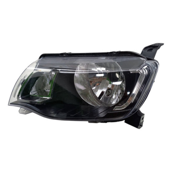 Farol Esquerdo Kwid 2017 A 2022 Base Preta Esquerdo/motorista