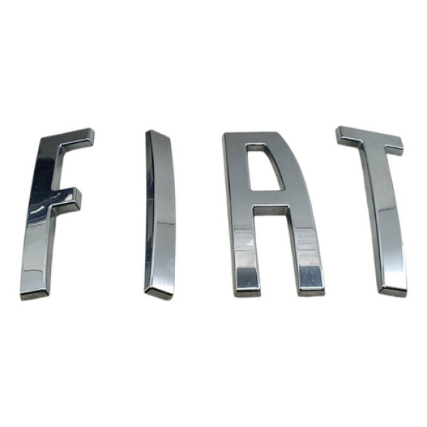 Emblema Letras Fiat Grade Toro Ranch 2022 2025 Cromado