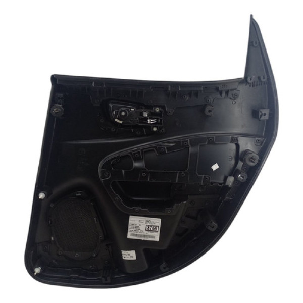 Forro Porta Traseira Esquerda Fiat Toro 2022 A 2025 Preto