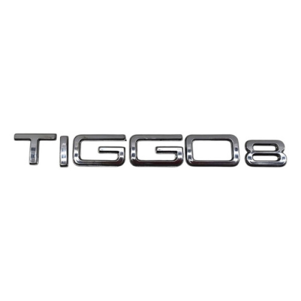 Emblema Cromado Tampa Do Porta Malas Tiggo 8 2020 2022
