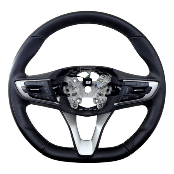 Volante  De Direção Gm Onix Com Comandos 2020 2024 Preto E Prata