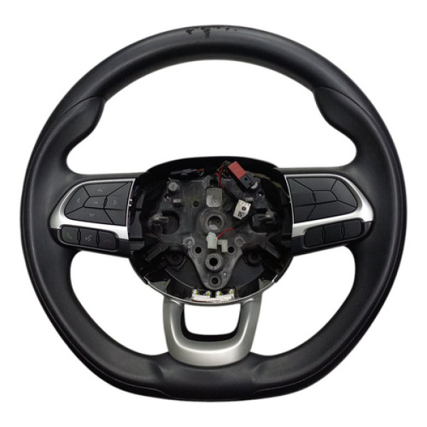 Volante Com Comandos Esquerdo Fiat Argo Drive 1.0 2019 2020 Preto