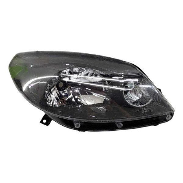 Farol Renault Sandero Máscara Negra Ld 2012 2014 Direito/passageiro