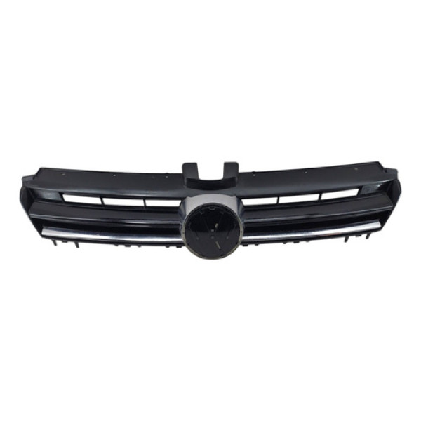 Grade Frontal Volkswagen  Golf 2014 2017 Preto Fosco