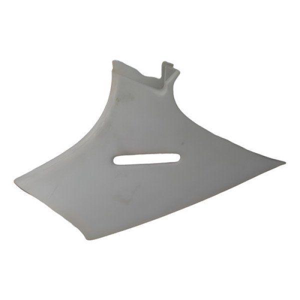 Moldura Coluna Tras Vw Gol G5 Le 2010 2015 Detalhe  Azul-turquesa