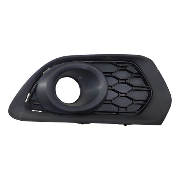 Moldura Farol De Milha Renault Sandero Ld 2015 2019 Detalhe  Preto Direito