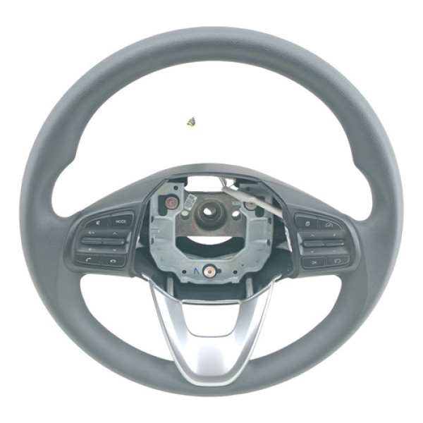 Volante Direção Com Comandos Hyundai Hb20 1.0 3cc 2023 2024 Cinza Com Preto