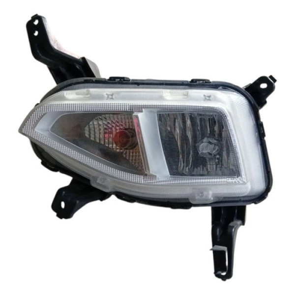 Farol De Milha Hyundai Creta Esquerdo Platinum 2021 2022 Preto
