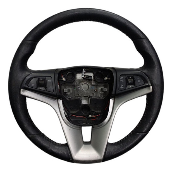 Volante Direção C Comandos Chevrolet Onix Prisma 2013 A 2019 Preto
