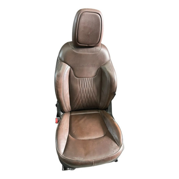 Banco Motorista Esquerdo Fiat Toro Ranch Em Couro Marrom