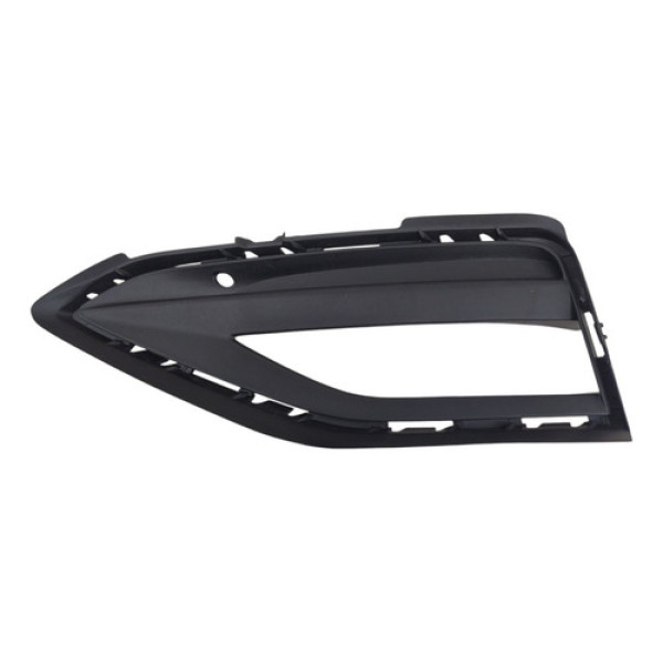 Grade Moldura Farol De Milha Le Jetta 2019 2022 Preto Esquerdo