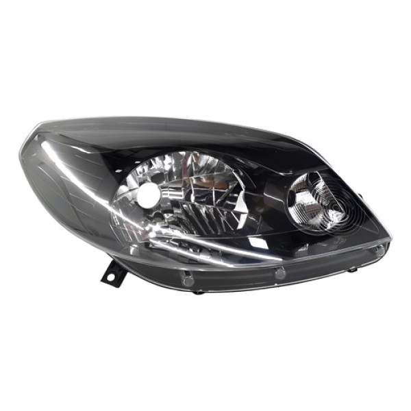 Farol Renault Sandero Direito Máscara Negra 2012 2014