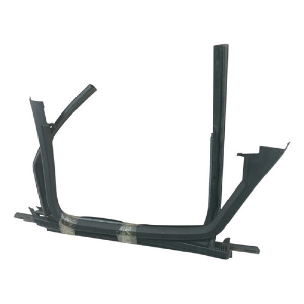 Pestana Canaleta Acabamento Traseira Le Audi A3 2014 2020 Preta