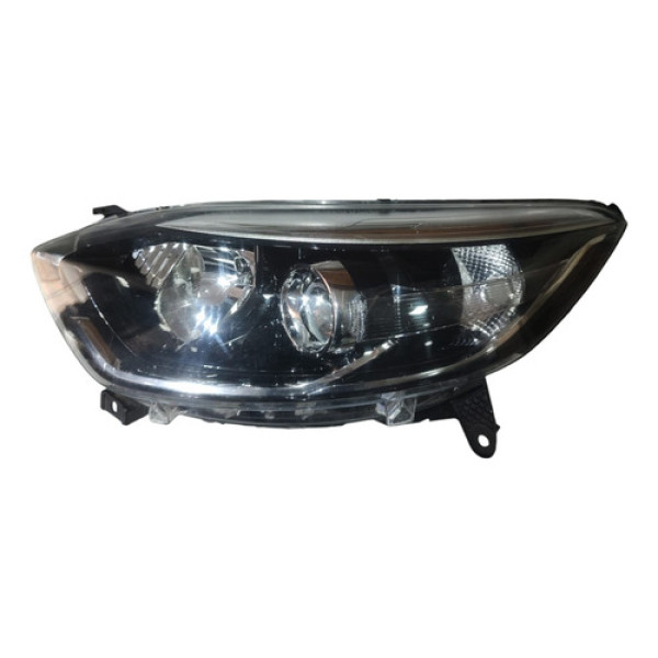 Farol Le Renault Captur Original 2017 2020 Friso Cromado Esquerdo