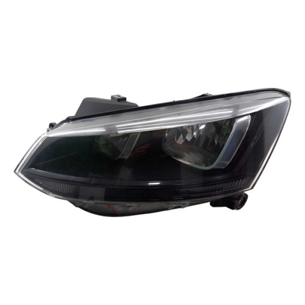 Farol Esquerdo Mascara Negra Volkswagen Fox 2015 A 2019 Esquerdo/motorista