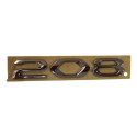 Emblema Traseiro Peugeot 208 2020 2023