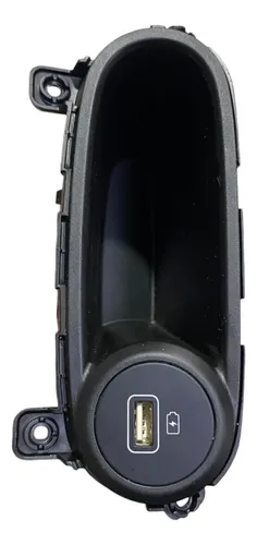 Moldura Tomada Usb Console Central Creta Platinum 2022 Preto